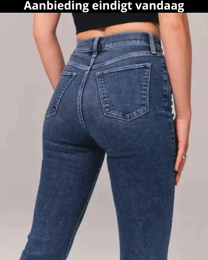 Stretched Jeans Hoge Taille