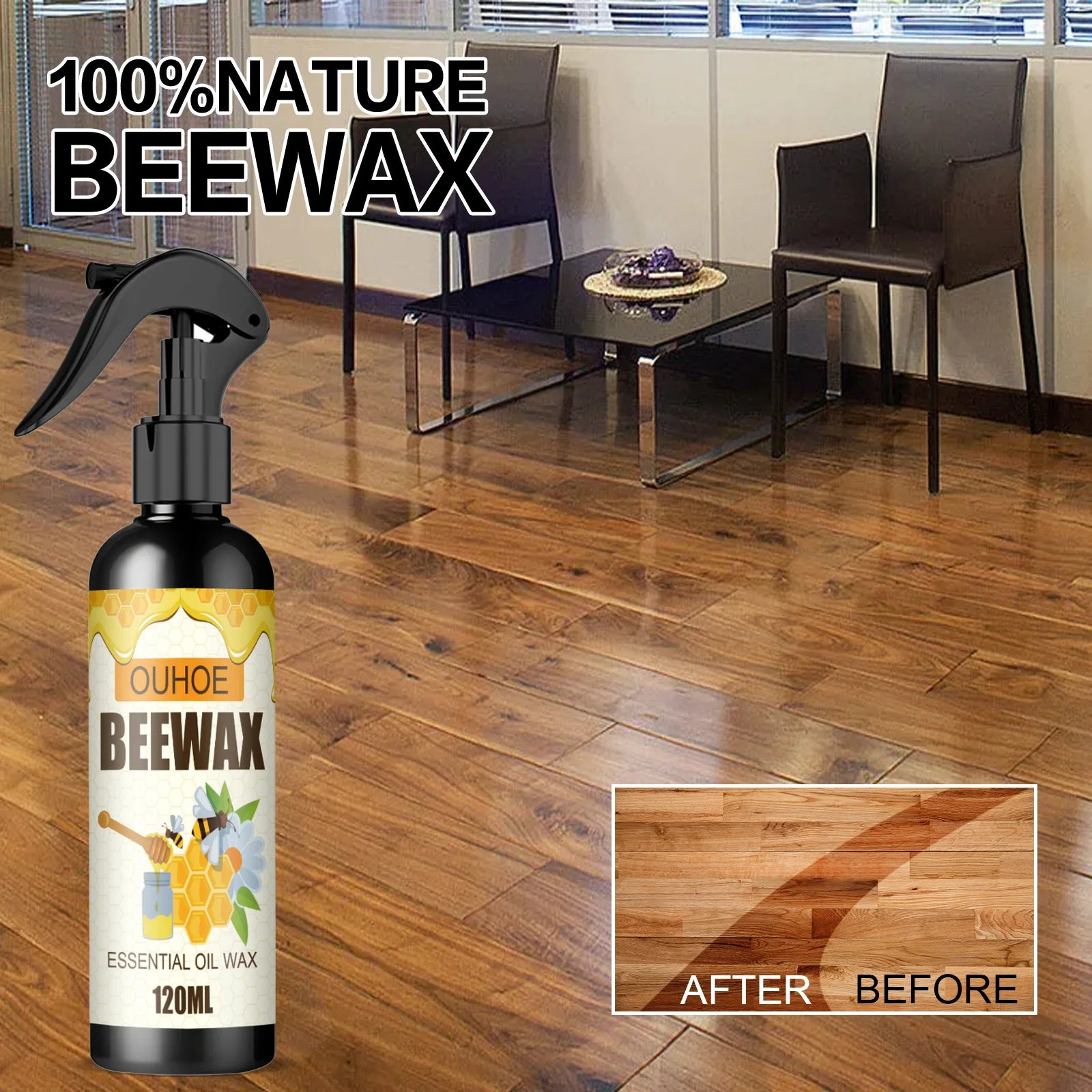 Beewax™ | Natuurlijke Bijenwas voor Meubels & Vloeren | 1+1 GRATIS!