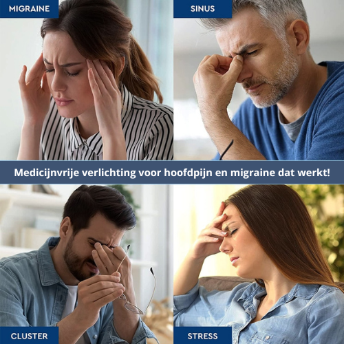 Hoofdpijn & Migraine Masker™ | Nooit meer last van extreme hoofdpijn!