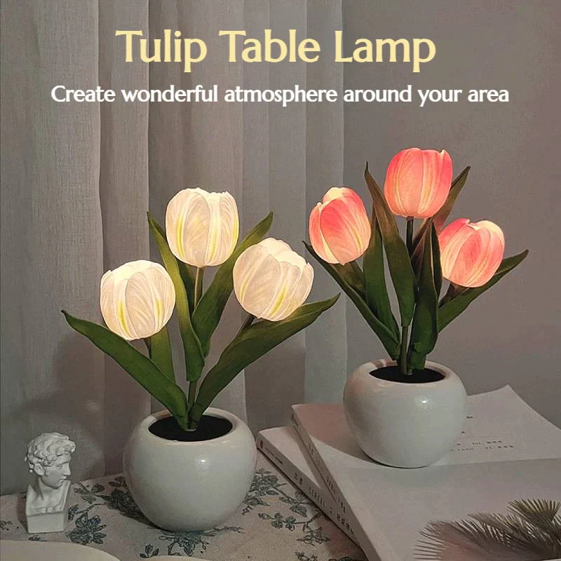 DreamLight® Schitterende Tulp Tafellamp