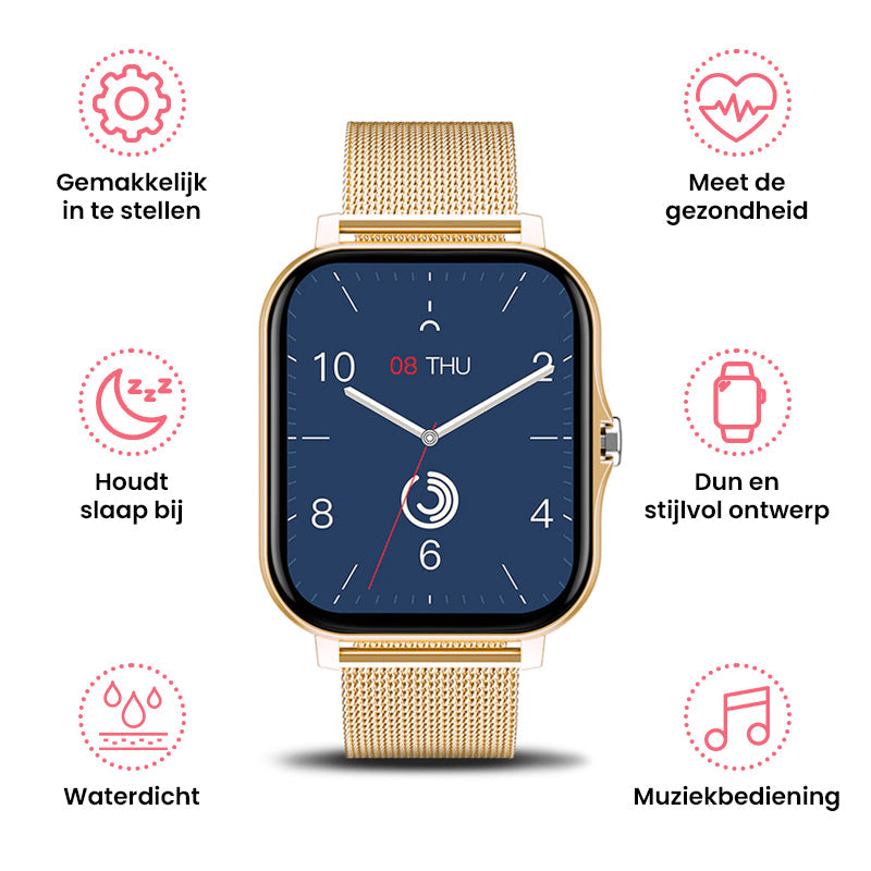 Olvie® | Premium Multifunctionele-Smartwatch (+GRATIS extra horlogebandje)